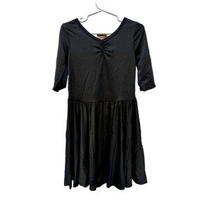 Dot Dot Smile Girls Solid Black Ballet Dress Size 5/6 HTF Rare Unicorn LLR NWT